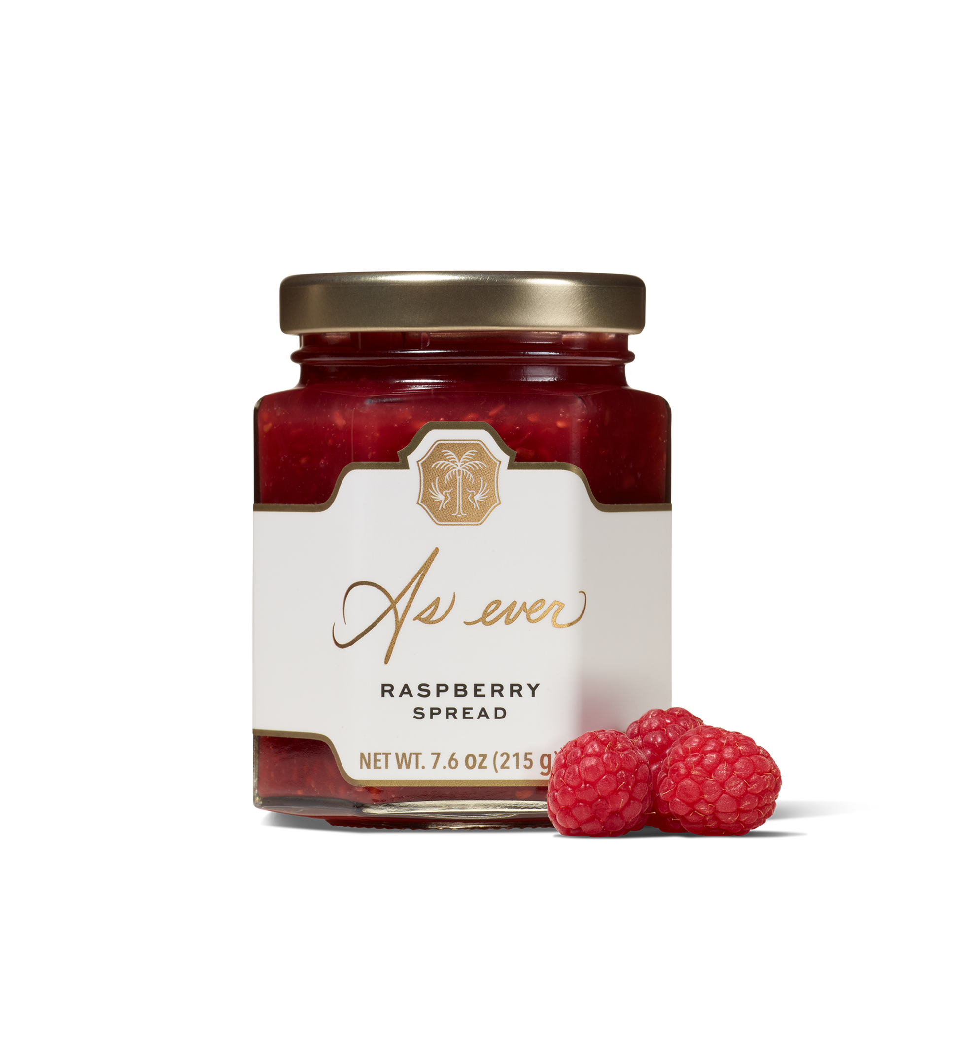 Raspberry spread jar