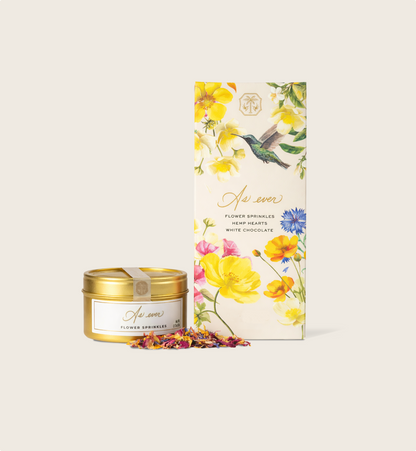 The White Chocolate & Flower Sprinkles Duo