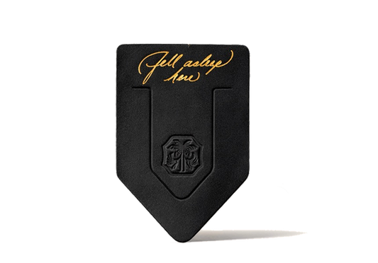 "Fell Asleep Here" Leather Bookmark